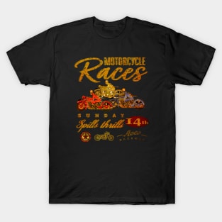 Motorcycle Races T-Shirt